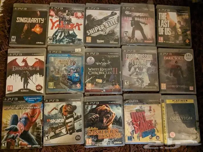 Ps1 ps2 ps3 psp vita gamecube satrun Sega wii wiiu 44