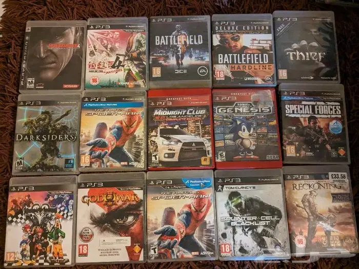 Ps1 ps2 ps3 psp vita gamecube satrun Sega wii wiiu 46