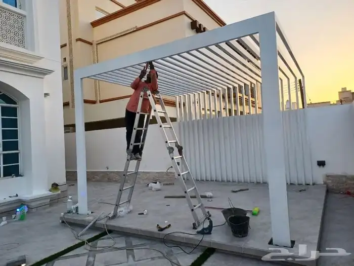 مضلات برجولات جلسات خارجيه سواتر ديكورات ترميمات شامله 20