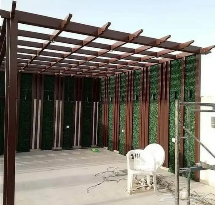 مضلات برجولات جلسات خارجيه سواتر ديكورات ترميمات شامله 6