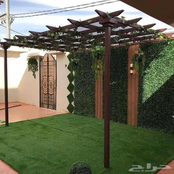 مضلات برجولات جلسات خارجيه سواتر ديكورات ترميمات شامله 13