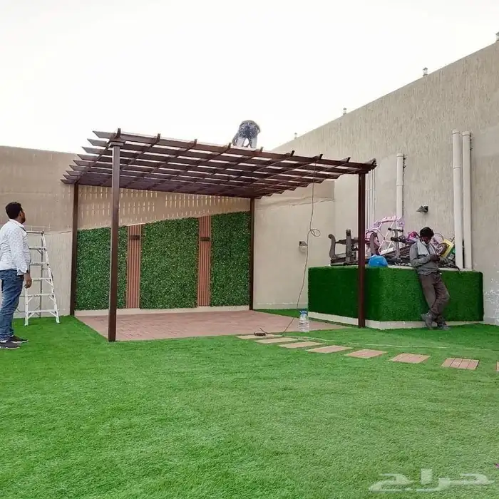 مضلات برجولات جلسات خارجيه سواتر ديكورات ترميمات شامله 19