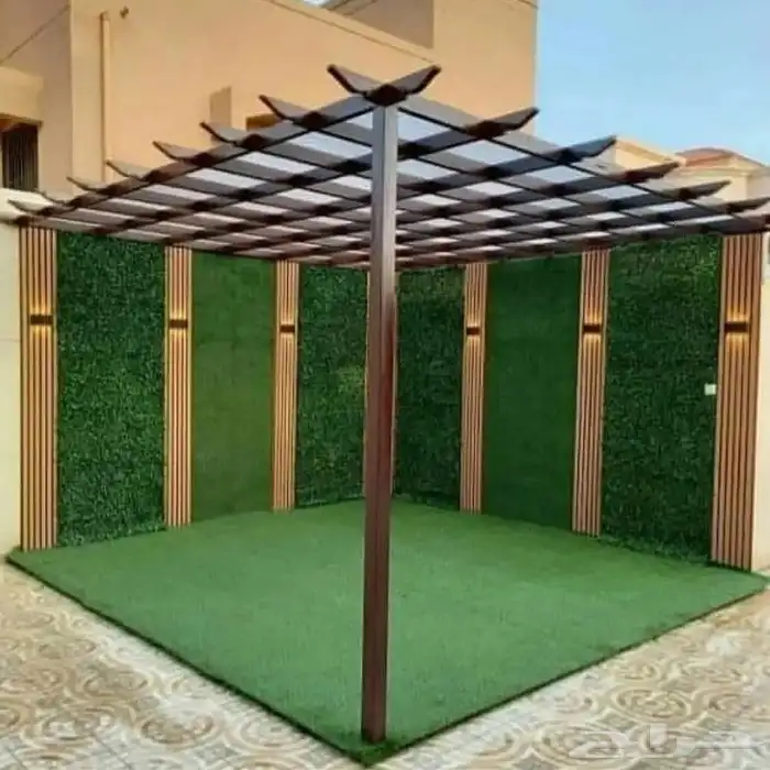 مضلات برجولات جلسات خارجيه سواتر ديكورات ترميمات شامله 29