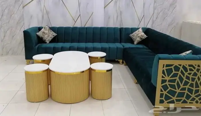 طاولات خشب 5 قطع 15