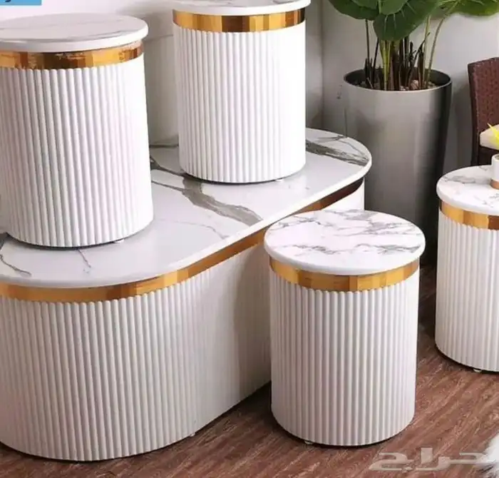 طاولات خشب 5 قطع 14