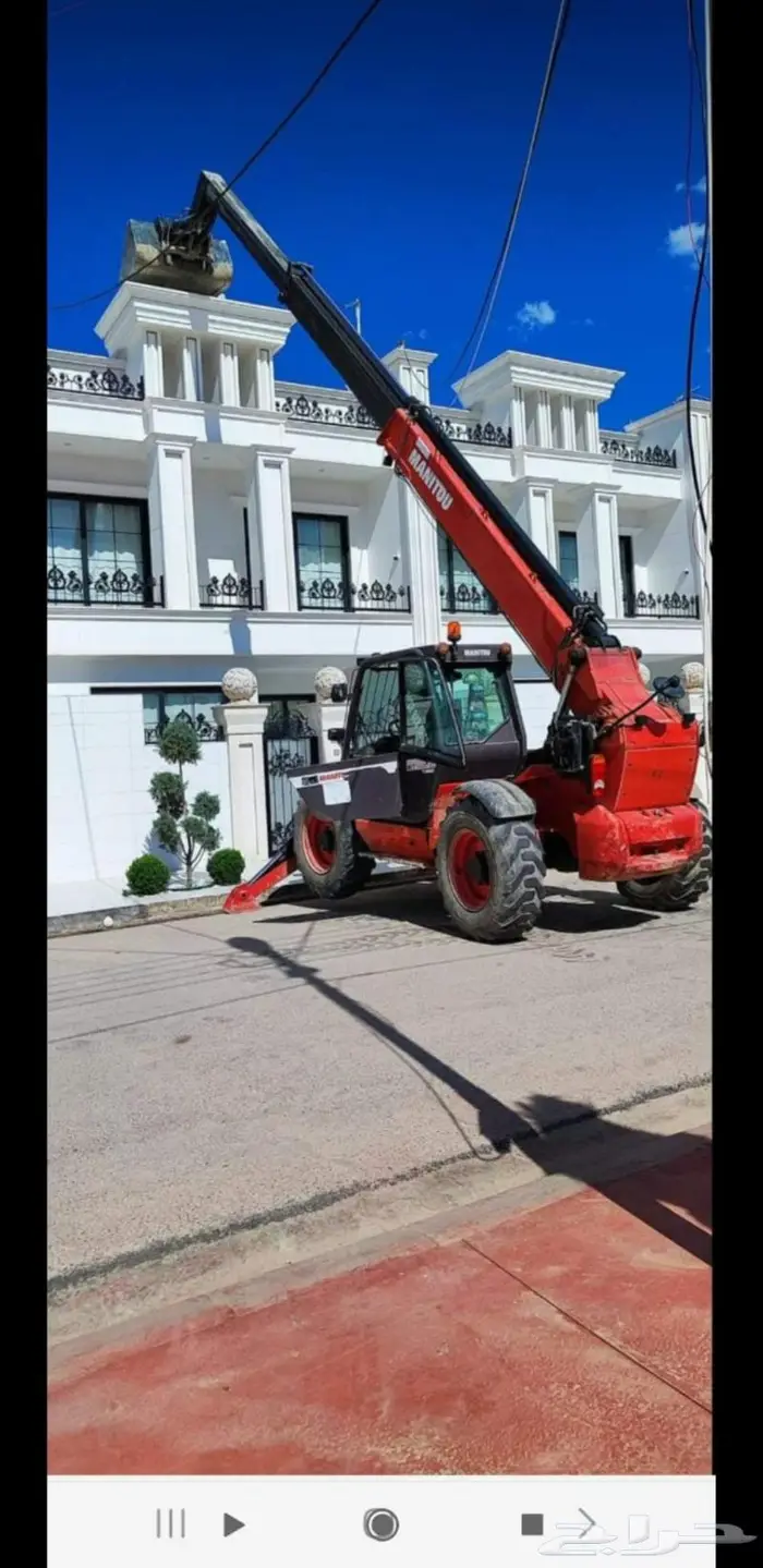 رافعة تلسكوبية شوكية للإيجار JCB ميرلو..سيزر لفت مان لفت ر 8