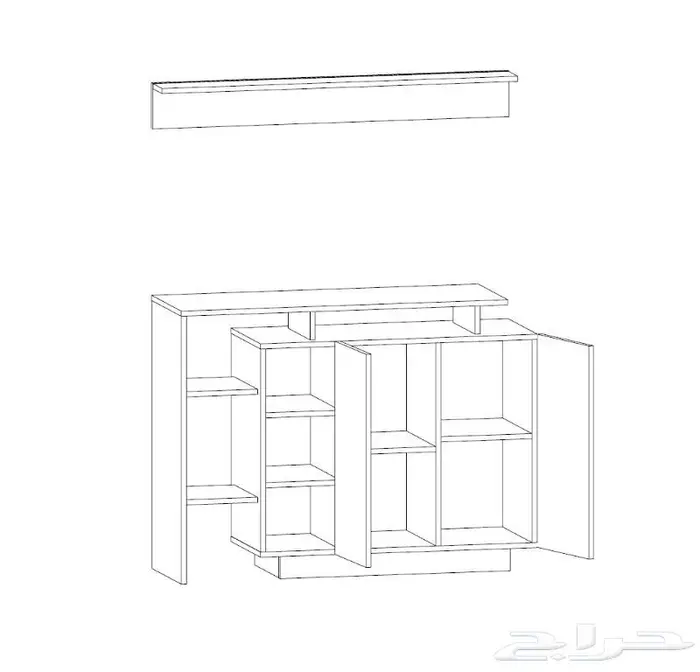 طاولات مجلس جديده وهبة تلفاز وكورنر ووسط وخدمة 36