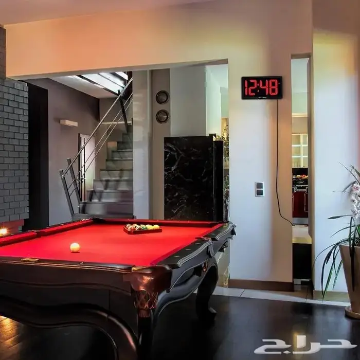 للبيع ساعه رقمية أكورايت LED مع تعتيم تلقائي للسطوع 4