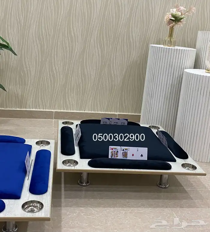 طاولات بلوت 80 في 80 سم 12