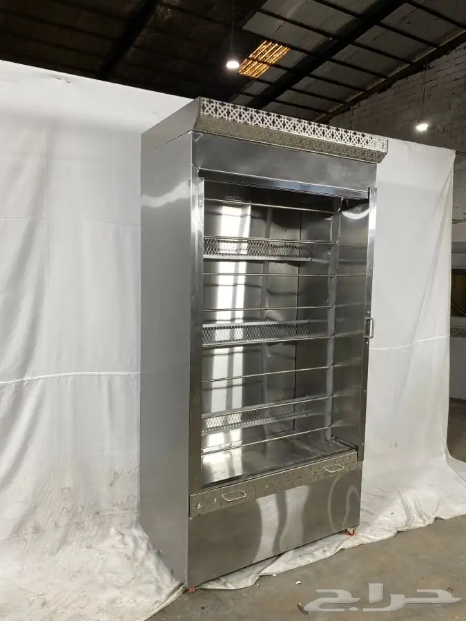 شواية دجاج مشوى دجاج غاز استيل معدات مطبخ استانلس استيل 0