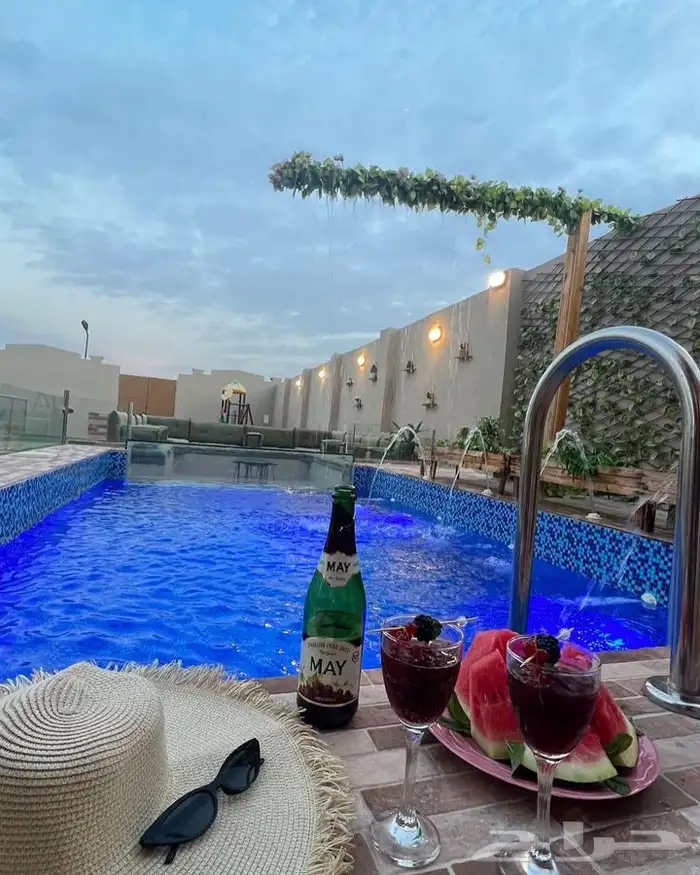 كوخ ريفي وشاليه بمسبحين والعاب مائيه 4