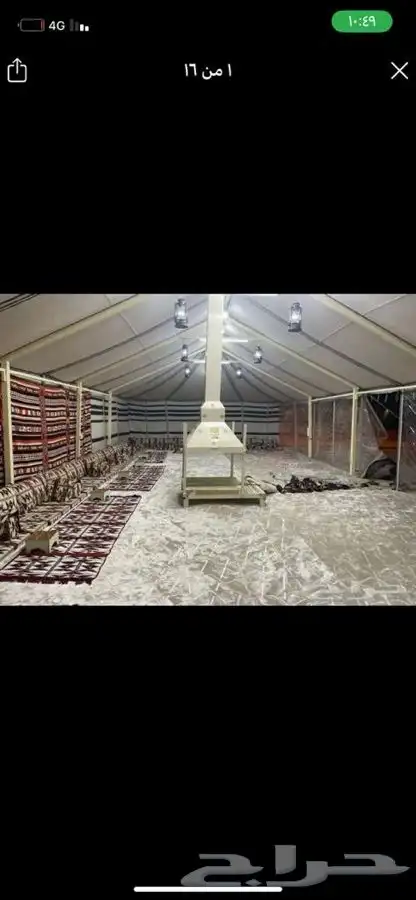 خيام ملكية بيت شعر بالدقة والتفصيل 17