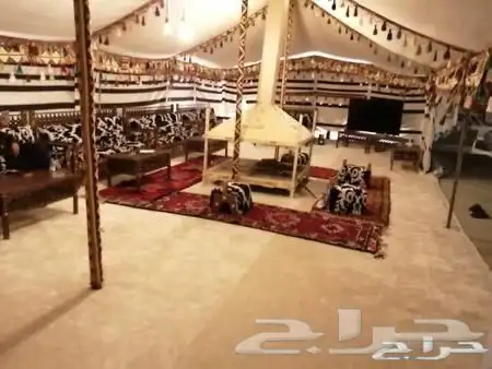 خيام ملكية بيت شعر بالدقة والتفصيل 11