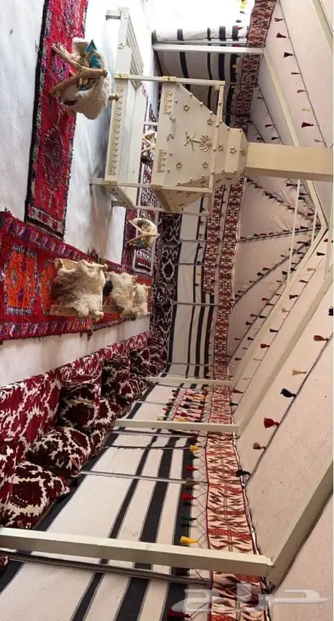 خيام ملكية بيت شعر بالدقة والتفصيل 15