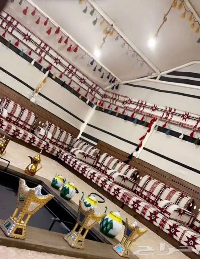 خيام ملكية بيت شعر بالدقة والتفصيل 34