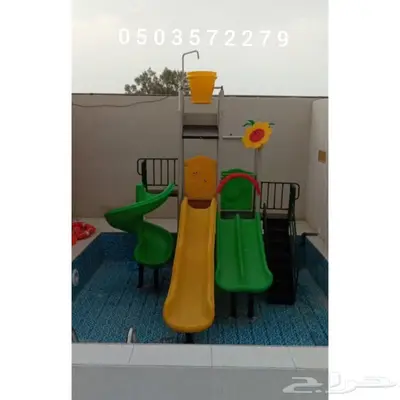 العاب مائيه زحاليق مسبح دلو 2
