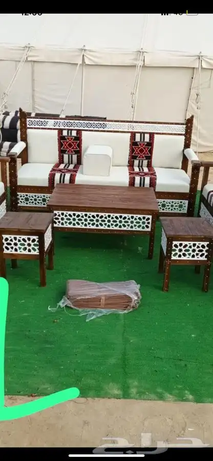 كراسي خشب جلسات خارجية وحدائق ومنازل وأسطح 6