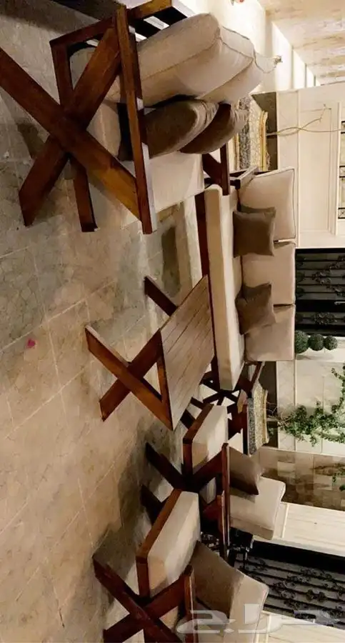 كراسي خشب جلسات خارجية وحدائق ومنازل وأسطح 9