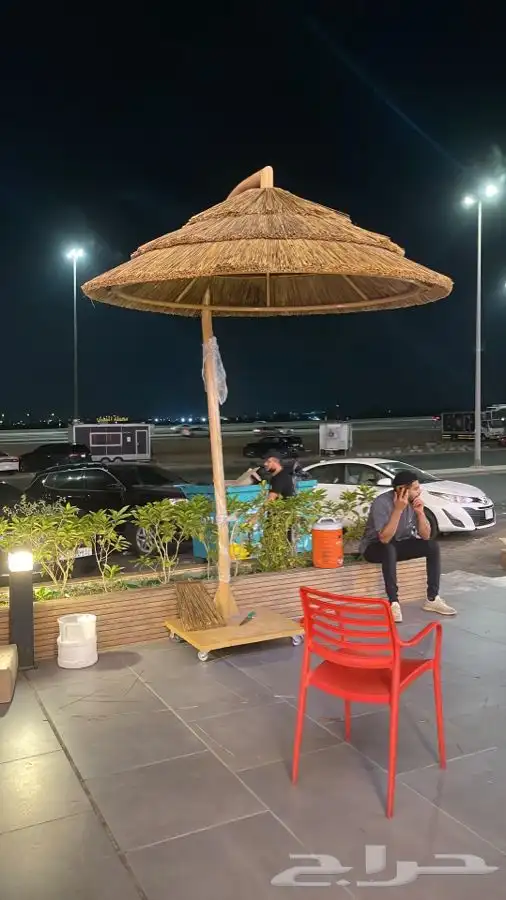 جلسات خشبيه ومظلات بافخم التصاميم الهندسية 18
