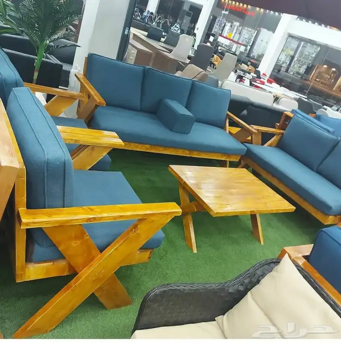 كراسي خشب جلسات خارجية وحدائق ومنازل وأسطح 13