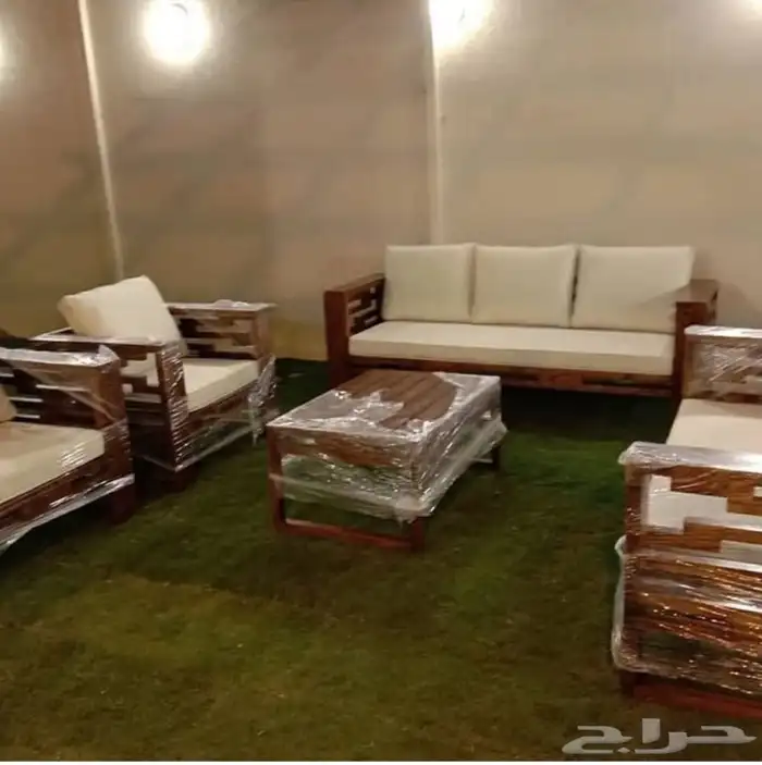 كراسي خشب جلسات خارجية وحدائق ومنازل وأسطح 12