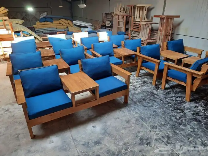 كراسي خشب جلسات خارجية وحدائق ومنازل وأسطح 18