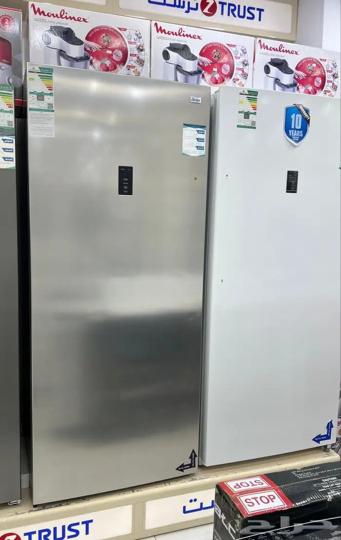 عرض علي فريزر عمودي يوجين 21 قدم انفيرتر استيل و ابيض 1