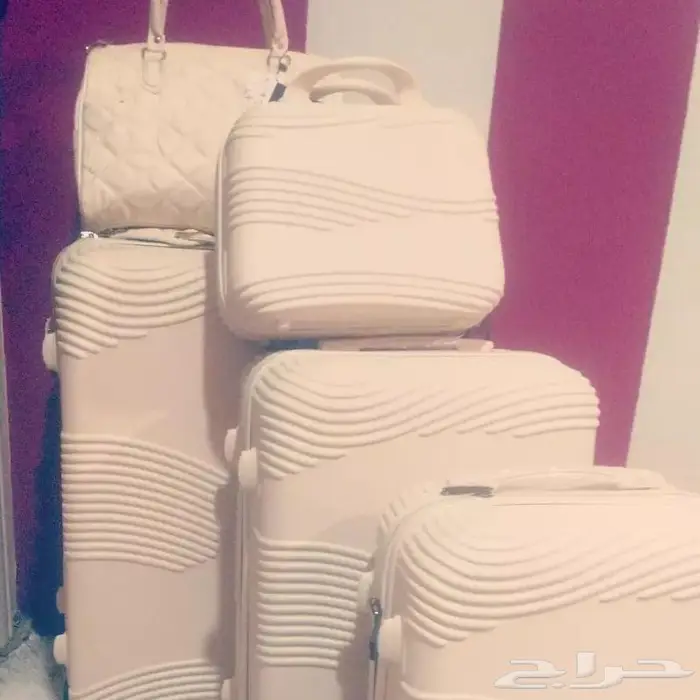 طقم شنط فايبر جديده 0