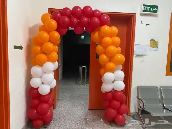 قوس بلونات مناسبات الافتتاح حواجز ممرات 6