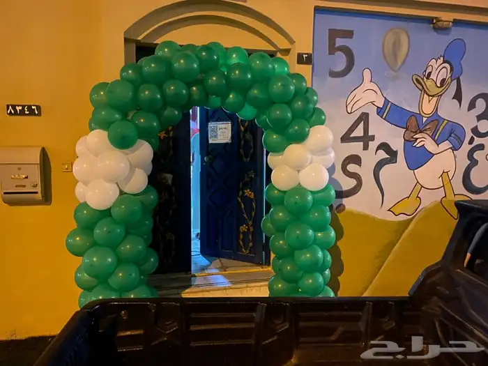 قوس بلونات مناسبات الافتتاح حواجز ممرات 5