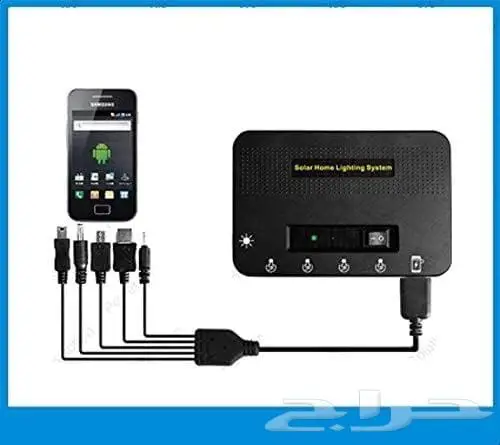 نظام طاقة شمسية منزلي مع اربع لمبات 8 وات 3