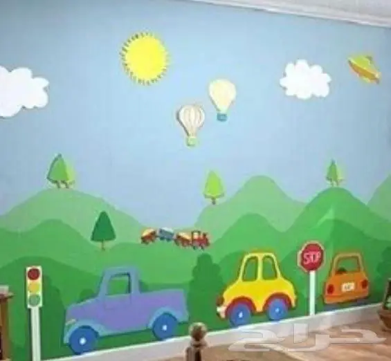 رسم جداريات وحوائط للحضانات والمدارس والشاليهات 15