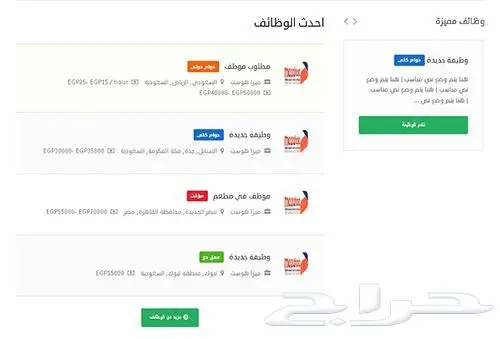 تصميم منصه وظائف 1