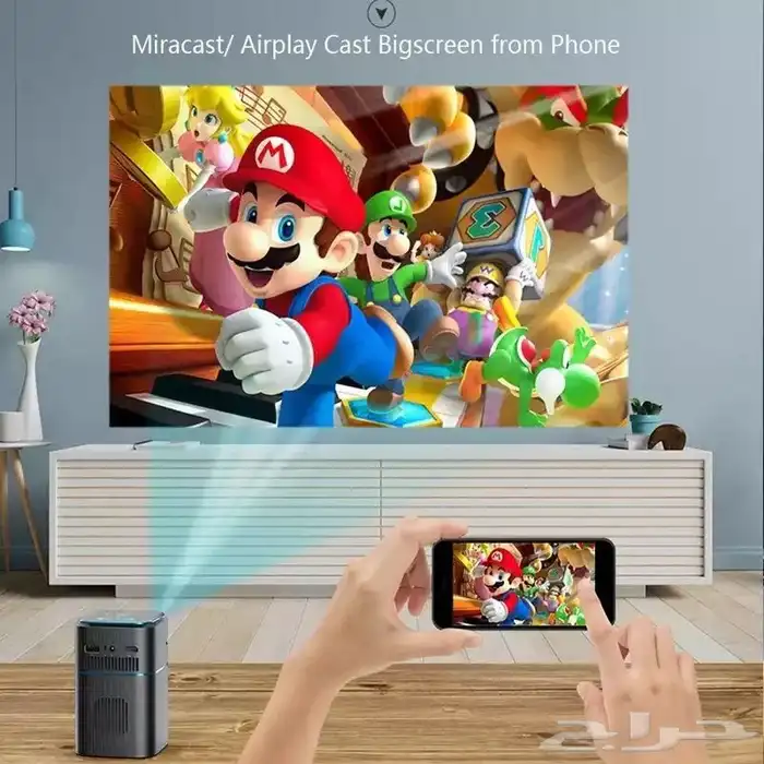 بروجكتر ذكي بمواصفات عالية ببطارية متنقلة 11