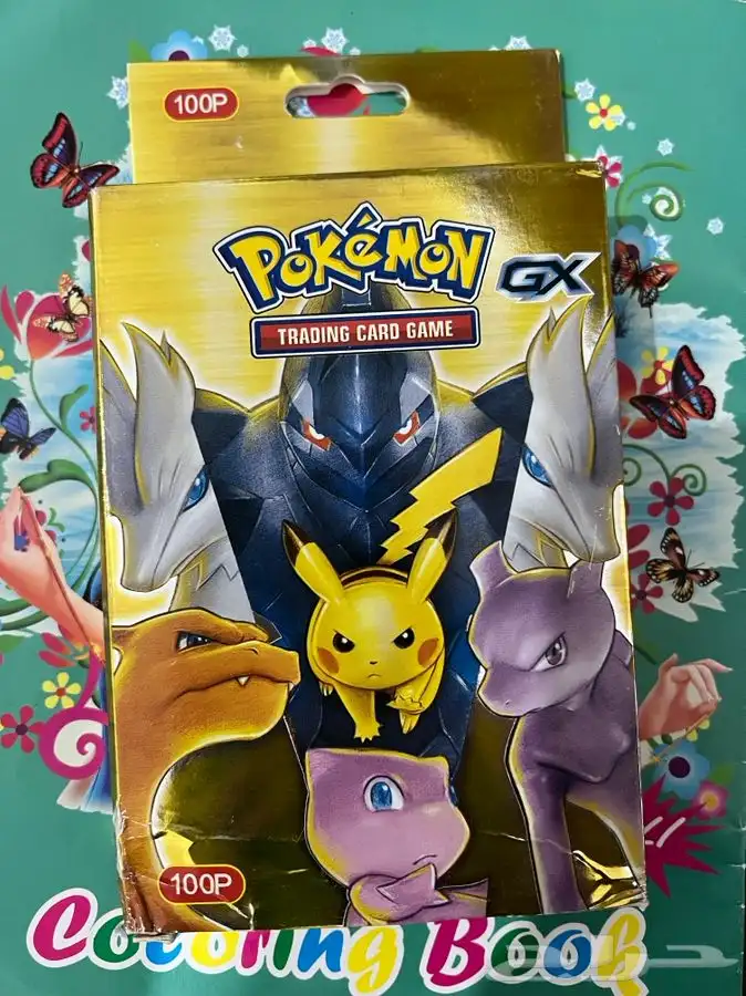 مجموعة لعب بطاقات الطاقة EX GX Mega Trainer من 100 قطعة 8