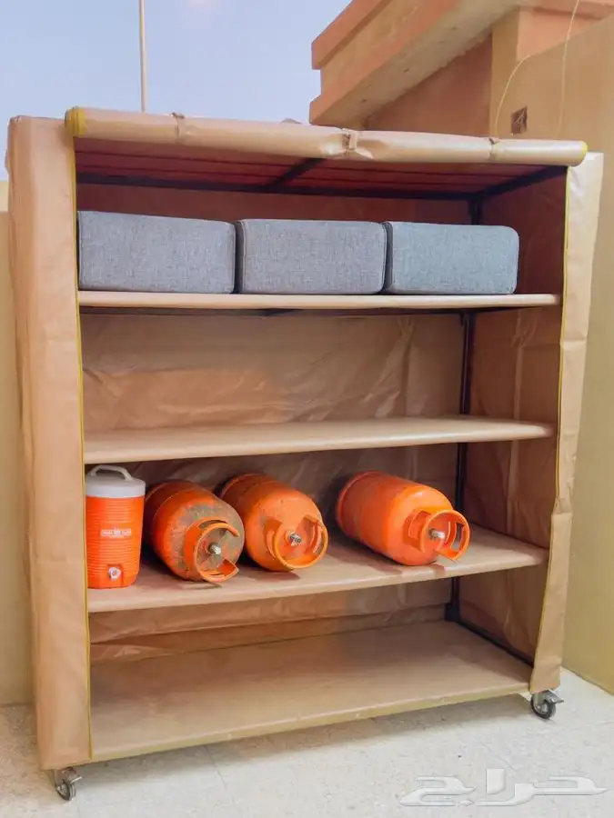 دولاب تخزين متحرك ارفف متنقل دولاب خفض وتخزين اغراض 5