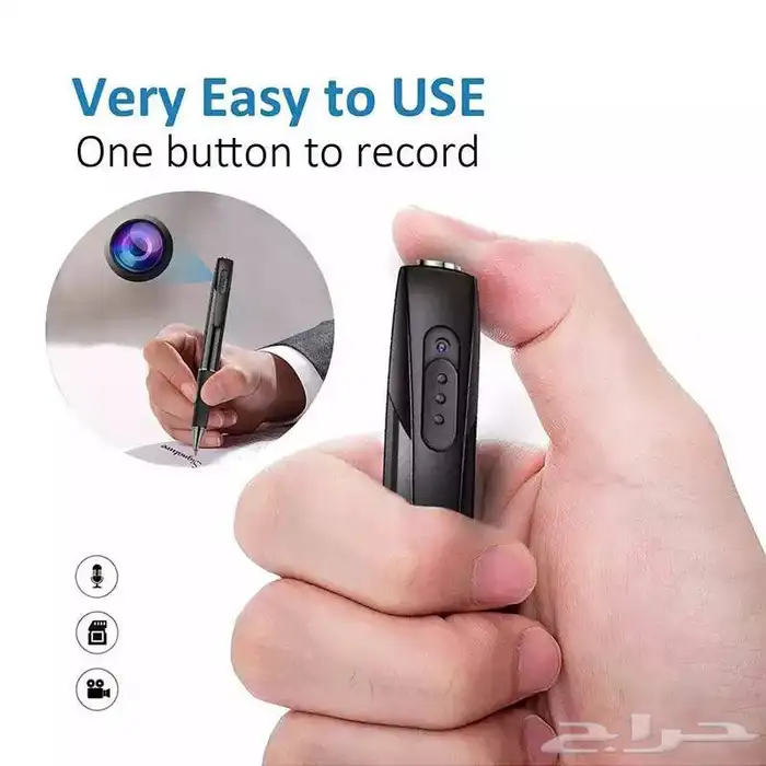 كاميرا دقة HD مع خاصية تسجيل الصوت على شكل قلم 0