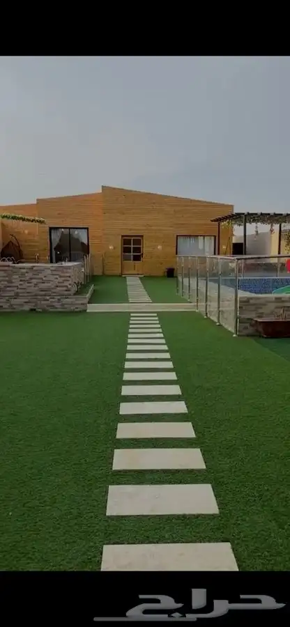 شالية و كوخ ريفي بالحرازات بجدة بمسبحين و بالعاب مائية 5