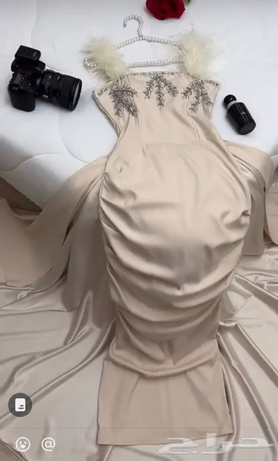 فستان مناسبات فساتين سهرة فخمة ملابس عروس انيق للدبش مناسبات 0