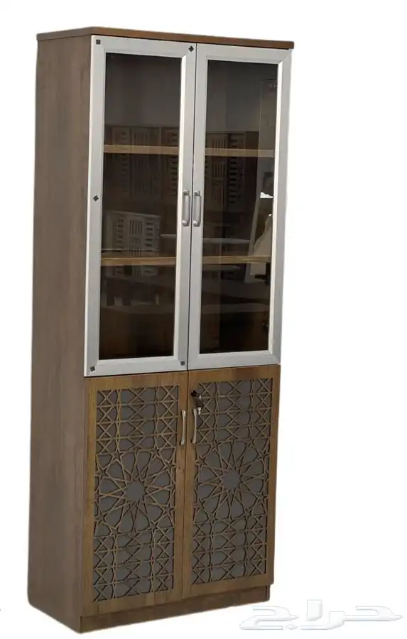 مكاتب راقية فخمة مع دولاب و طاولة جديد بالكرتون 7