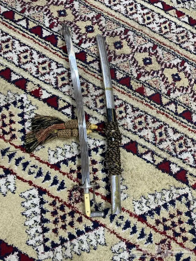 سيف طايفي طوله كامل 86سم وطول السله بدون المقبض 75 سم 4
