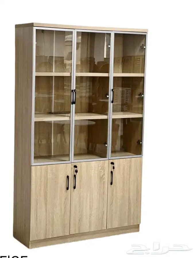 مكاتب راقية فخمة مع دولاب و طاولة جديد بالكرتون 6