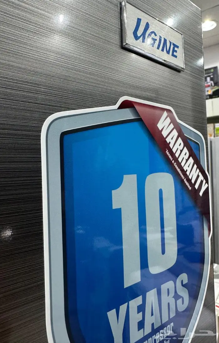 ثلاجة يوجين بابين بخار 18.9 قدم استيل UR2DK535 5