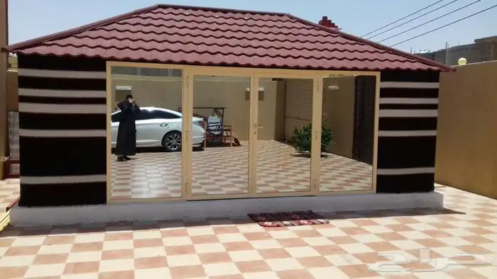 تفصيل بيوت شعر وتلبيس قماش ومجالس عربيه وقرميد 21
