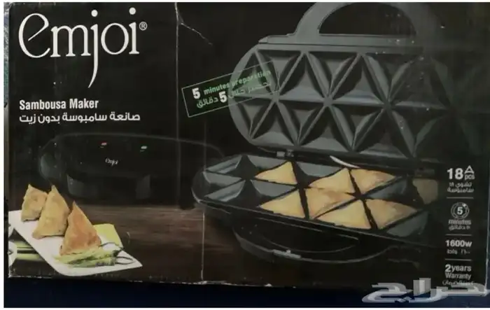 آلة سمبوسة كهربائية استعمال نظيف بحالة جيدة 2