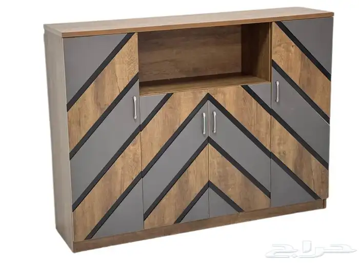 مكاتب راقية فخمة مع دولاب و طاولة جديد بالكرتون 3