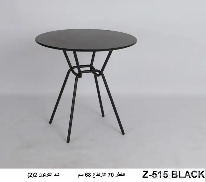 طاولات كوفي شوب طاولات طعام مفرده خشبي ورخام وقزاز 2