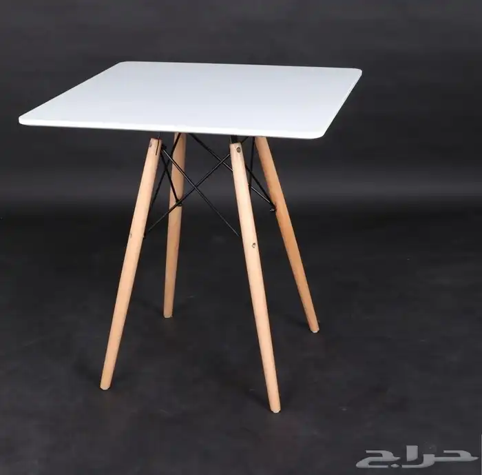طاولات كوفي شوب طاولات طعام مفرده خشبي ورخام وقزاز 6