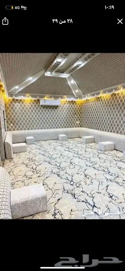 تلبيس بيوت شعر قراميد مضلات 4