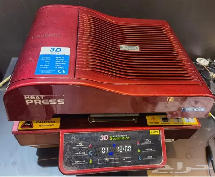 فرن حراري مكبس حراري طباعة حرارية 3D 6